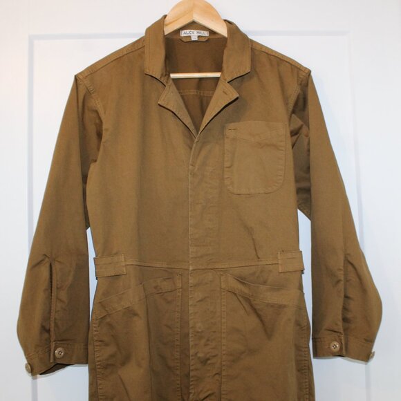 ALEX MILL Standard Jumpsuit in Hickory - Picture 3 of 5